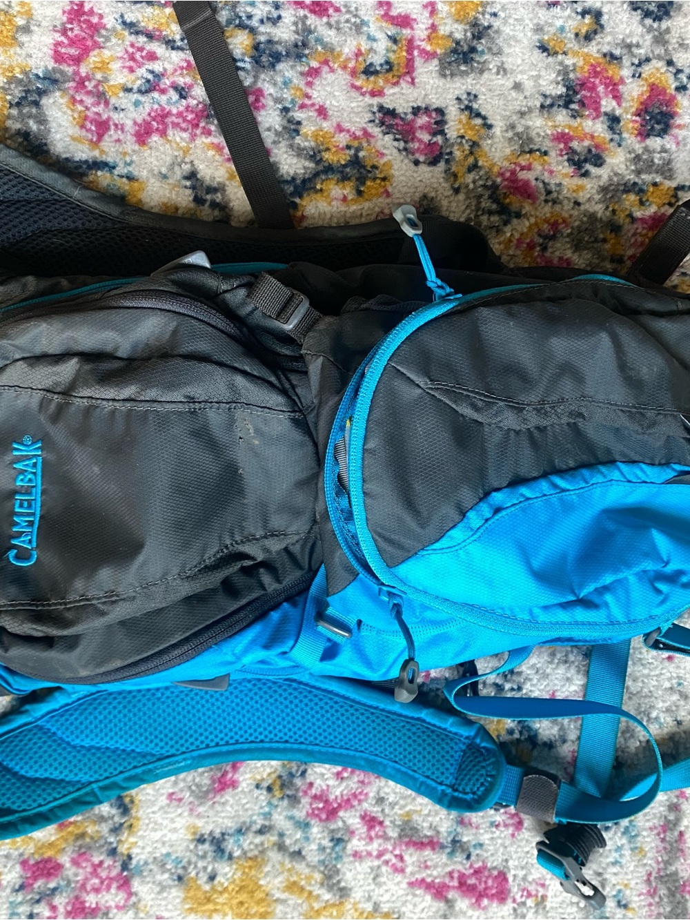 CamelBak MULE Black & Blue Hydration Pack - Men's Bag
